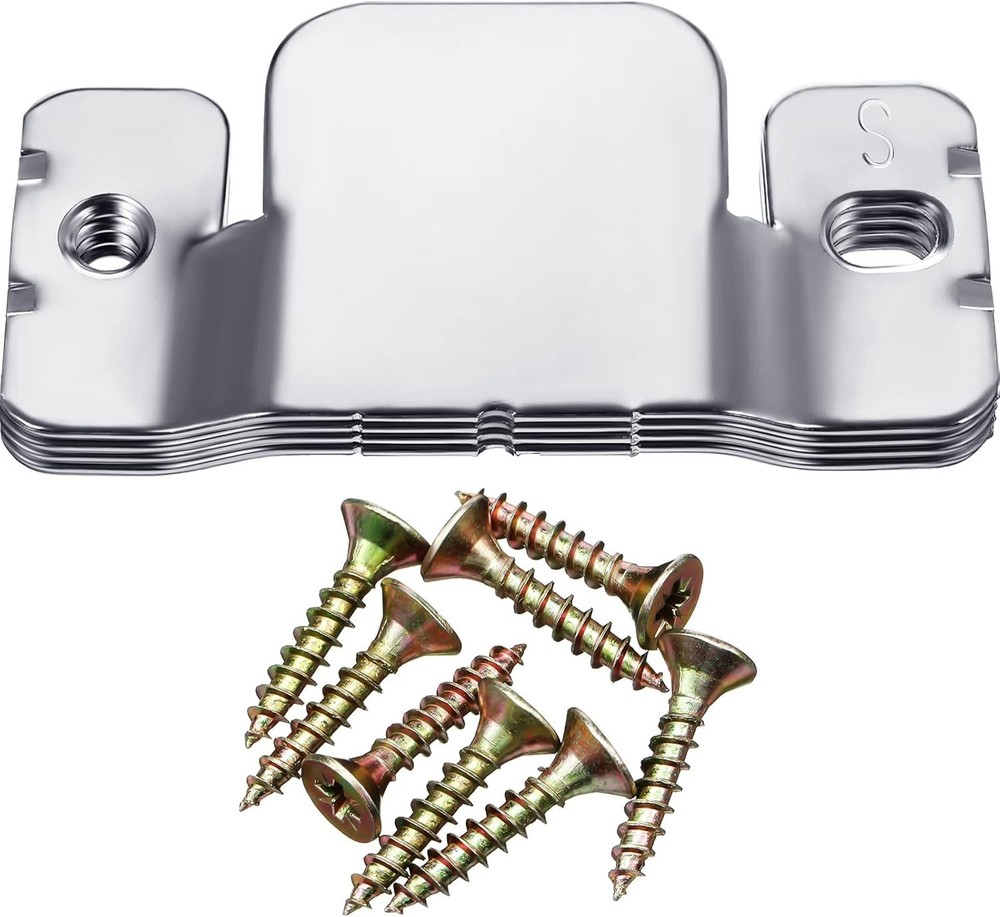 Mudder Universal Sofa Connector Bracket, 4 Pieces Stainless Steel