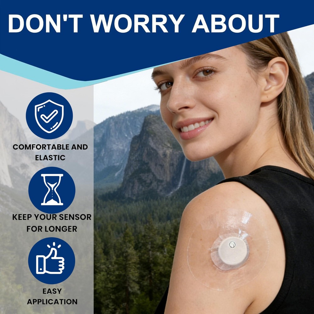 libre 3 plus sensor covers waterproof-40 Pack 40 Pack, For Libre 3,white