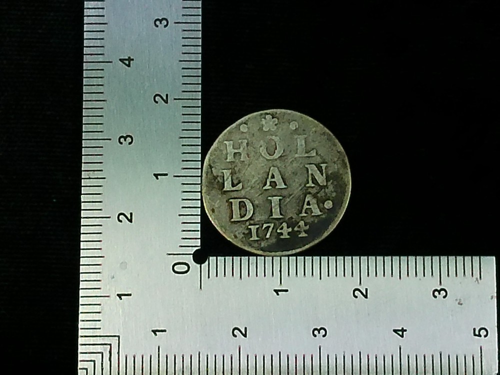 1744 Colonial Silver Two Stuivers - Holland