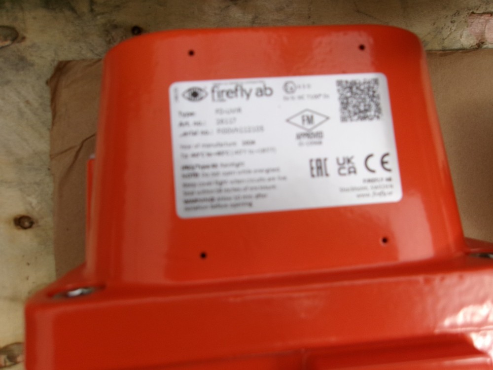 lot of FIREFLY AB FLAME DETECTION FIRE SPARK SUPPRESSION EQUIPMENT