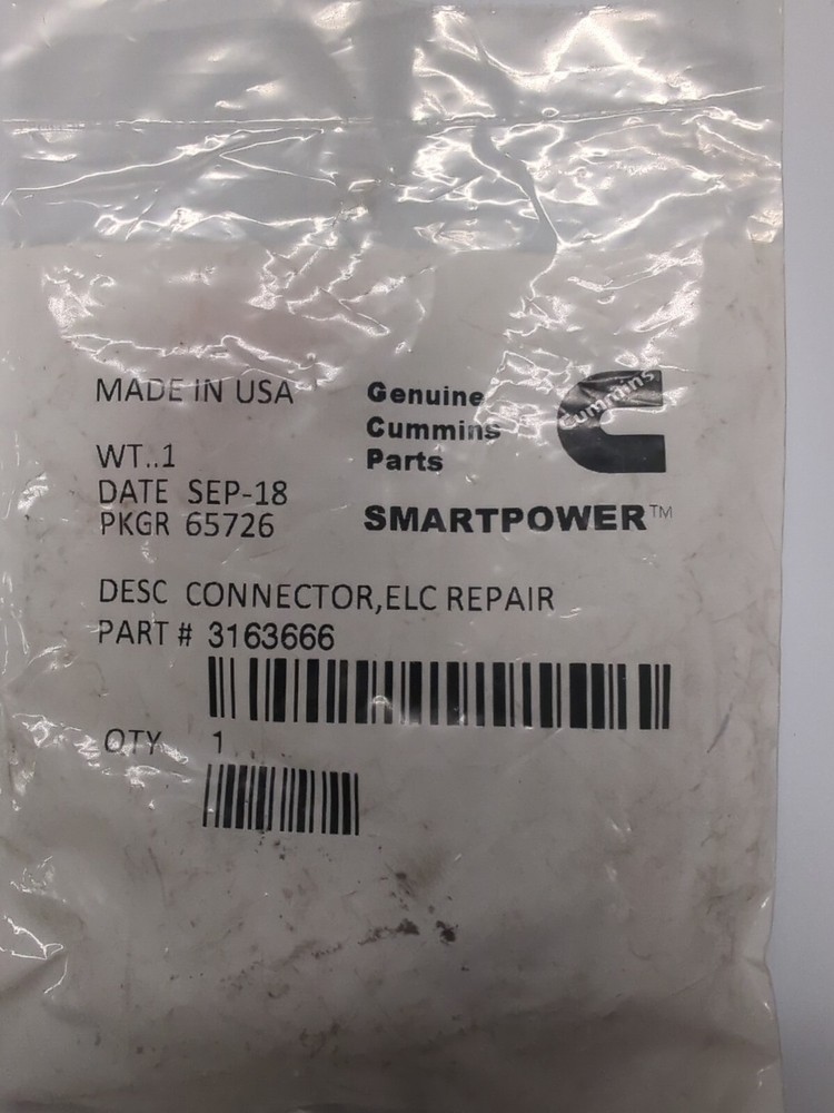 3163666 CUMMINS ELC REPAIR CONNECTOR