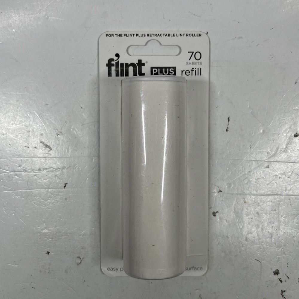 Flint Plus Refill Single White Extra Sticky Large Surface - 70 Sheets NEW SEALED