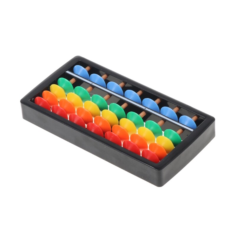 Traditional Math Teaching Abacus Learning Toy Puzzle Education Props for Kids