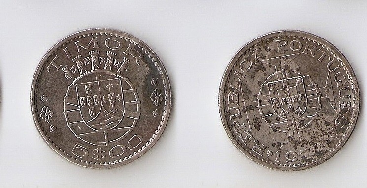 Timor 5 escudos 1970 UNC!!!