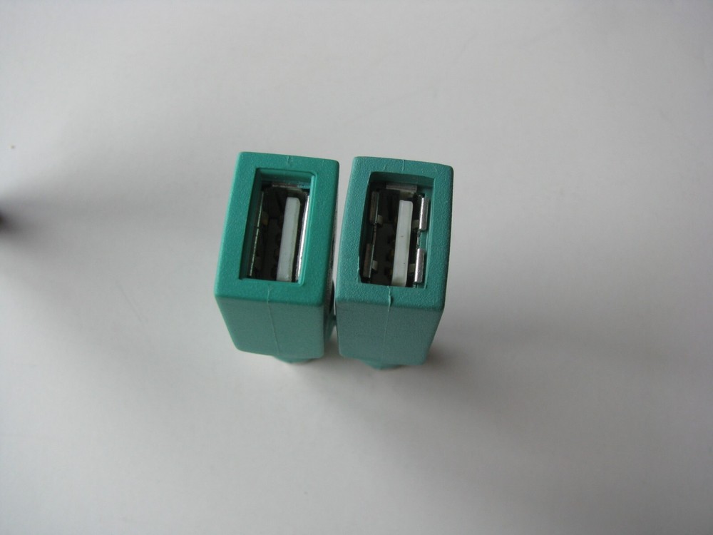 3pc Lot Set Microsoft PS2 PS/2 USB Mouse Keyboard Cable Connector Adapter Parts