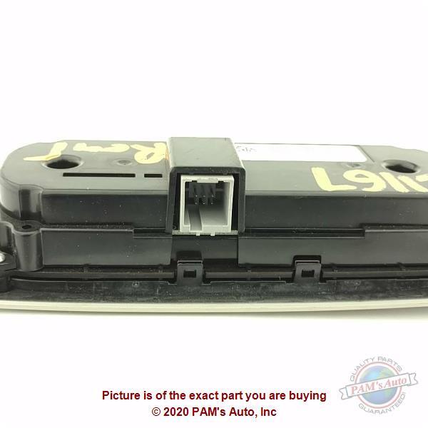 Used A/C Selector Switch fits: 2017 Chrysler Pacifica rear w/o automatic tempera