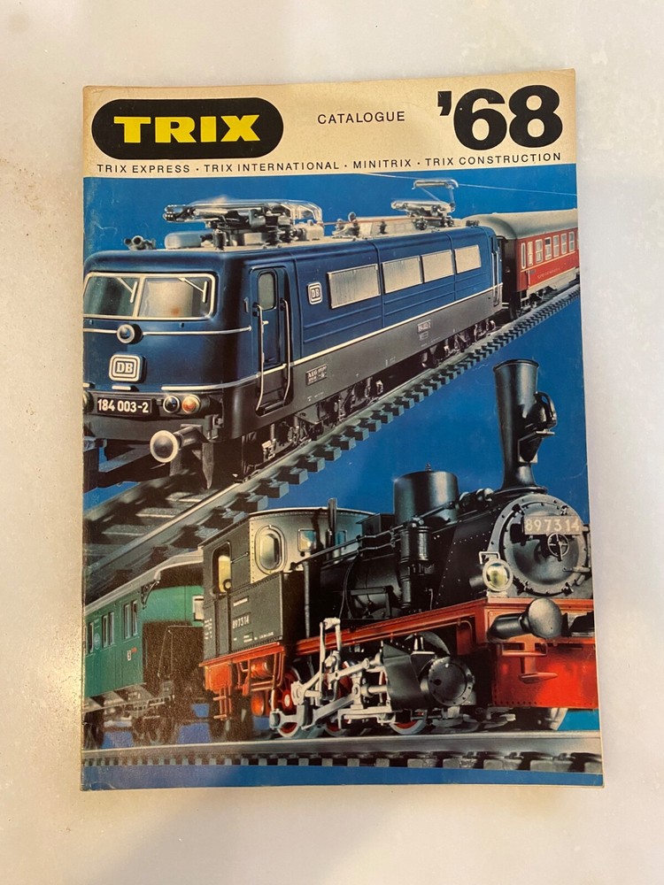 Old 1968 TRIX MODEL TRAIN CATALOG