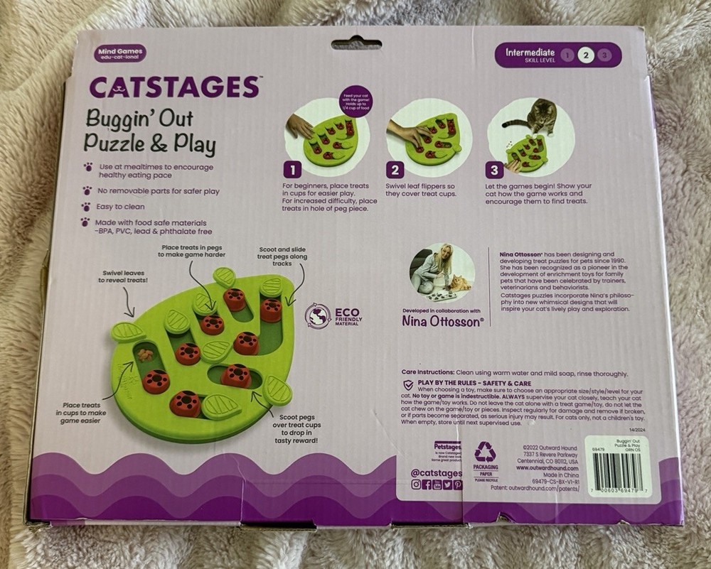 Catstages Buggin’ Out Puzzle & Play Cat Game