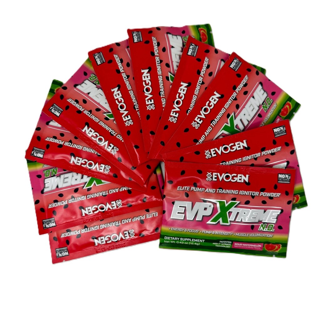 (10) Evogen EVP Xtreme N.O. Pre-Workout Travel Packets