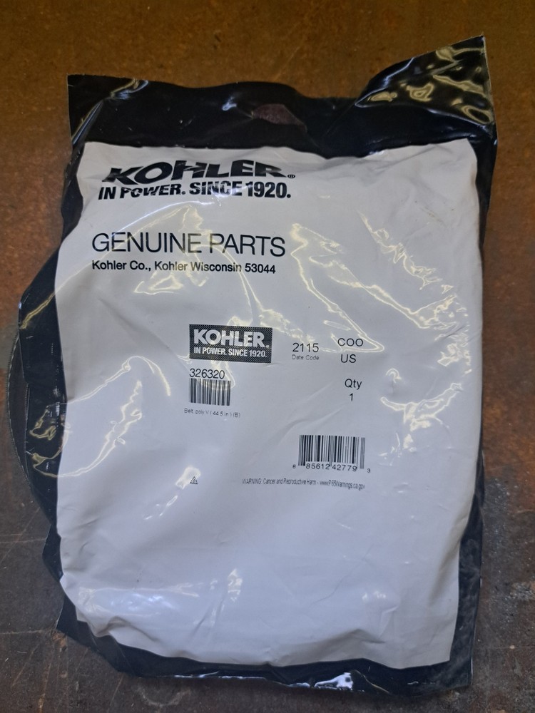 Kohler generator poly V belt