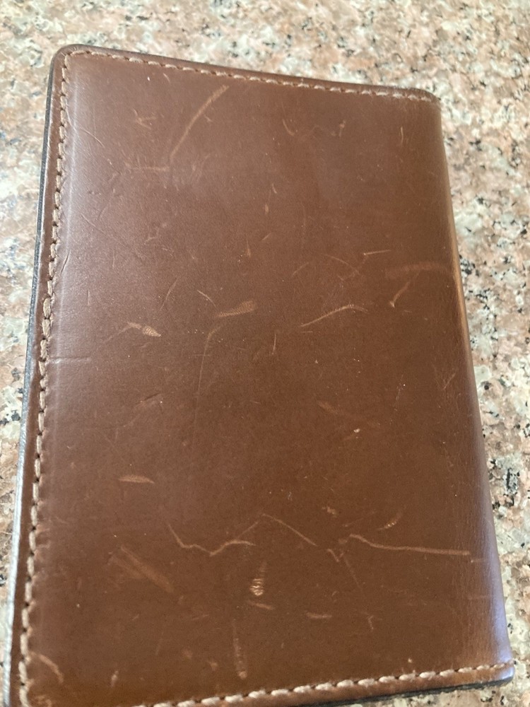 Clayton And Crume Passport Wallet Leather