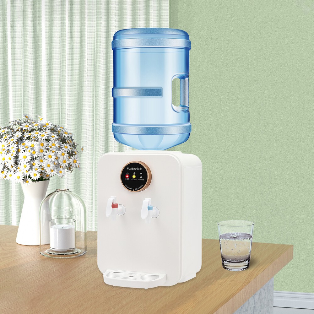 500ml Top Loading Hot Cold Water Dispenser Tabletop Countertop Drinking Machine
