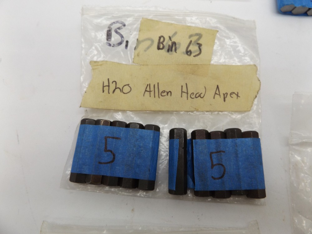 Lot of 90 Socket Head (Hex-Allen) Hex Insert Bits, SAE