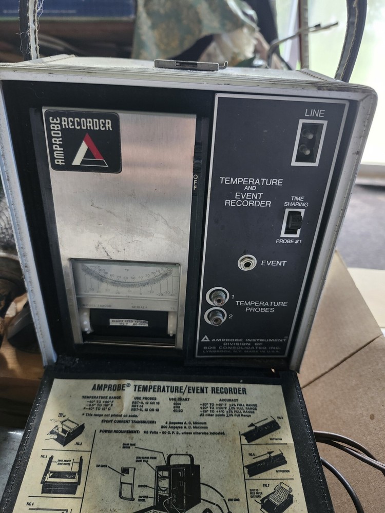 Amprobe 984652 AC Current Recorder With 4 Probes , Paper