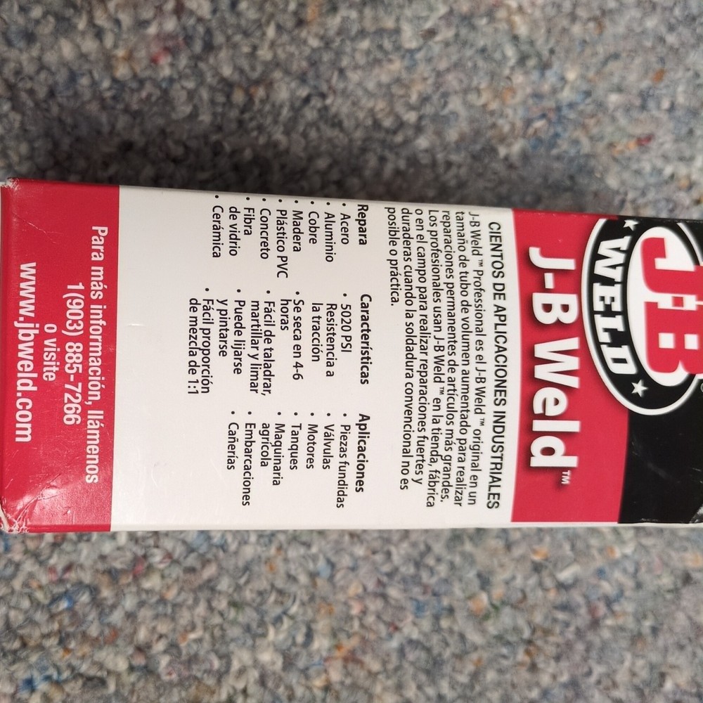 JB Weld 8280 Industro Weld Welding Compound Professional size Cold Weld