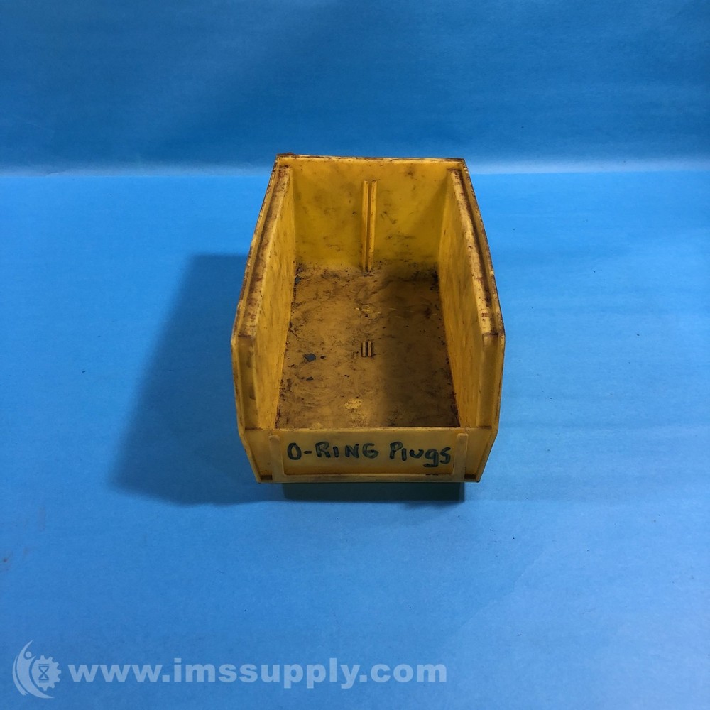 Akro Mils 30220YELLO Yellow Plastic Stacking Bin USIP