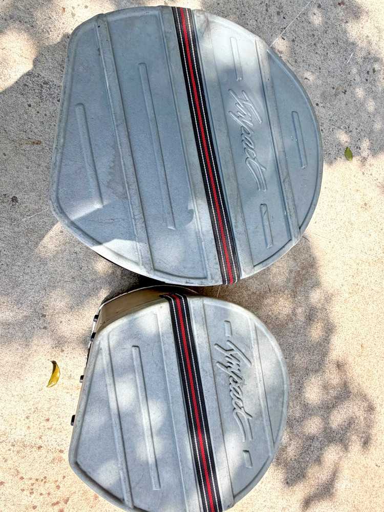 2 Impact drum cases with strap & handle 15" & 18"