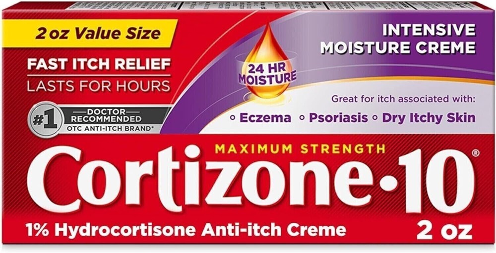Cortizone 10 Intensive Healing Formula Anti Itch Creme 2Oz Each