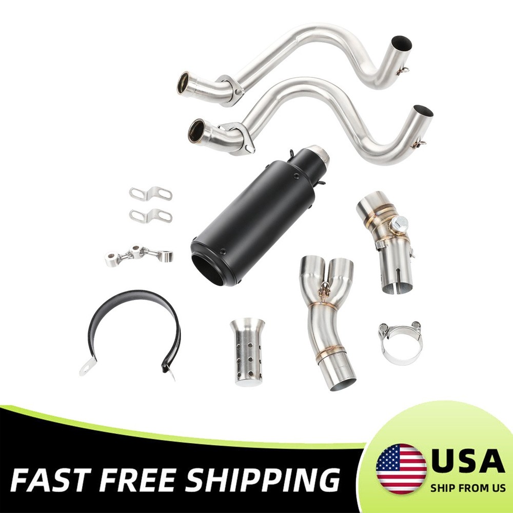 Header Pipe Kit For Kawasaki ER6N ER6F 2012-2016 Muffler Header Pipe Header Pipe