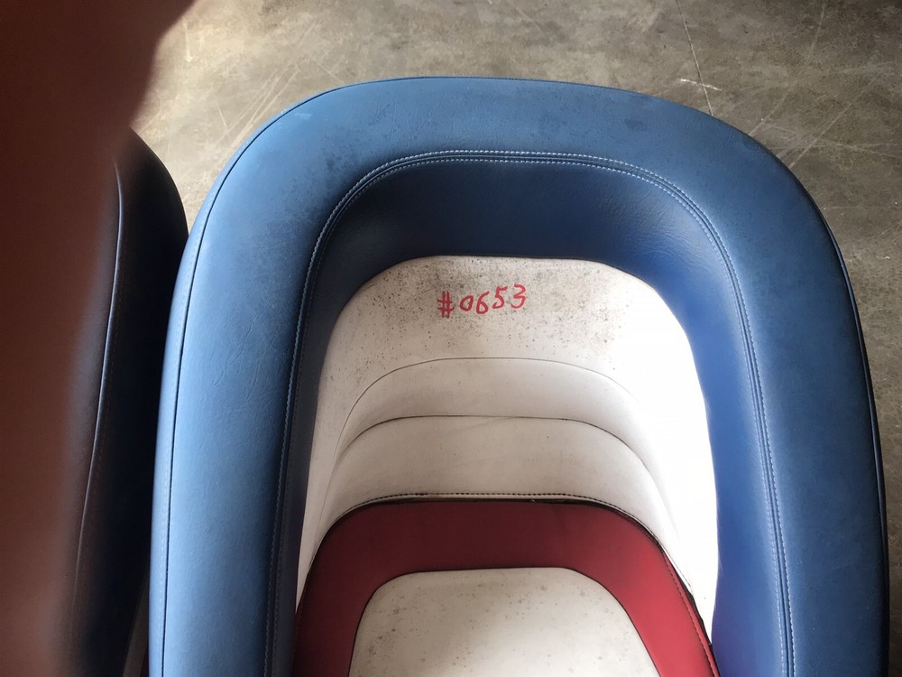 boat captains chairs seats set