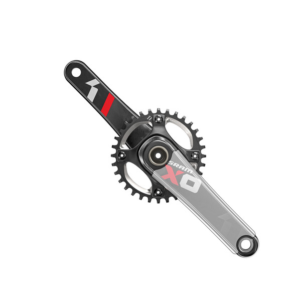SRAM X0 Crank Arm Protection Set | Shield Clear Vinyl Protector