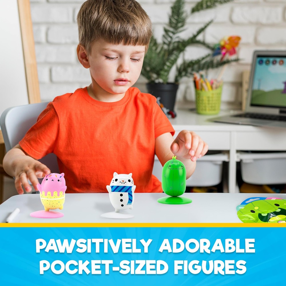 Cats vs Pickles Mini Figure 3-Pack | Figures for 1.5 inches, Multicolor