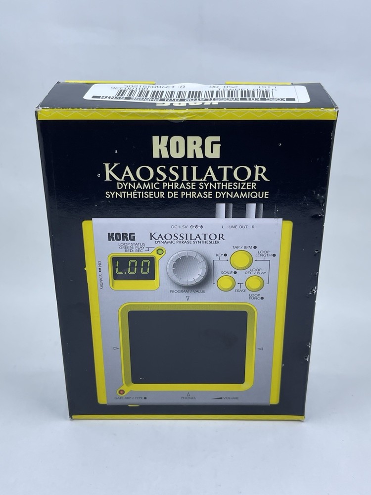 Korg KO-1 Kaossilator Dynamic Phrase Synthesizer-Complete – New Open Box