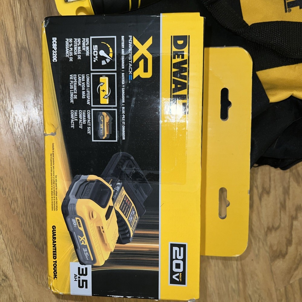 DEWALT DCH273 20V Max Brushless SDS Rotary Hammer with PowerStack Battery/chrgr