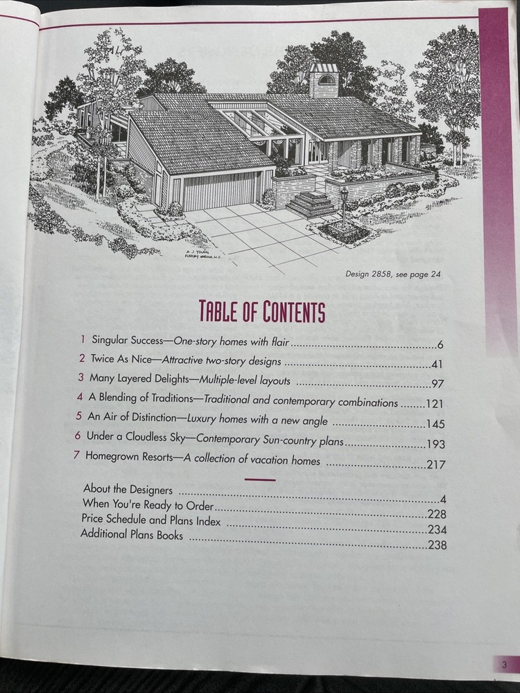Contemporary Home plans Book