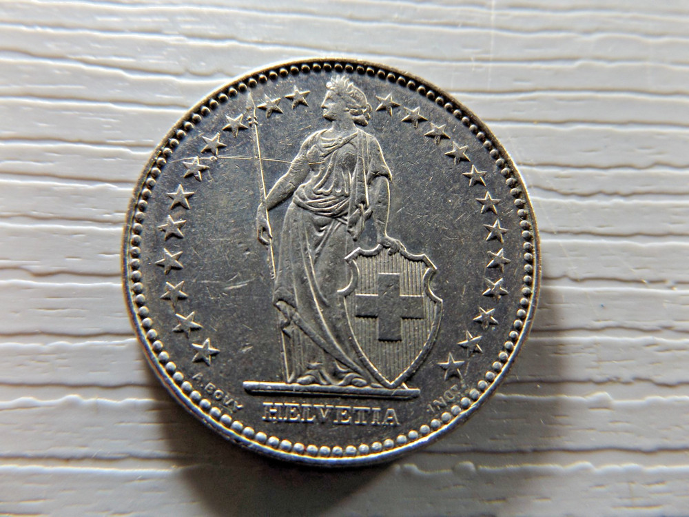 SWITZERLAND 1985 2 Francs