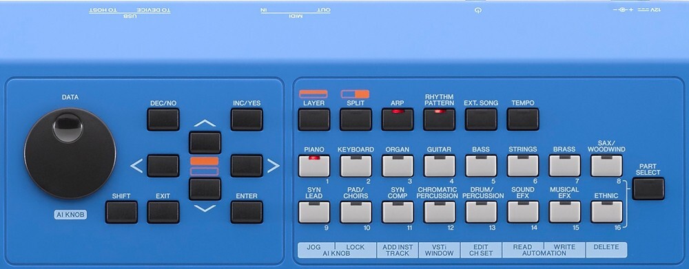 Yamaha MX61 Music Synthesizer - Blue