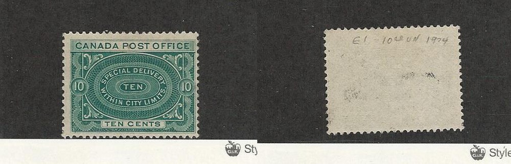 Canada, Postage Stamp, #E1 Mint No Gum, 1898, JFZ