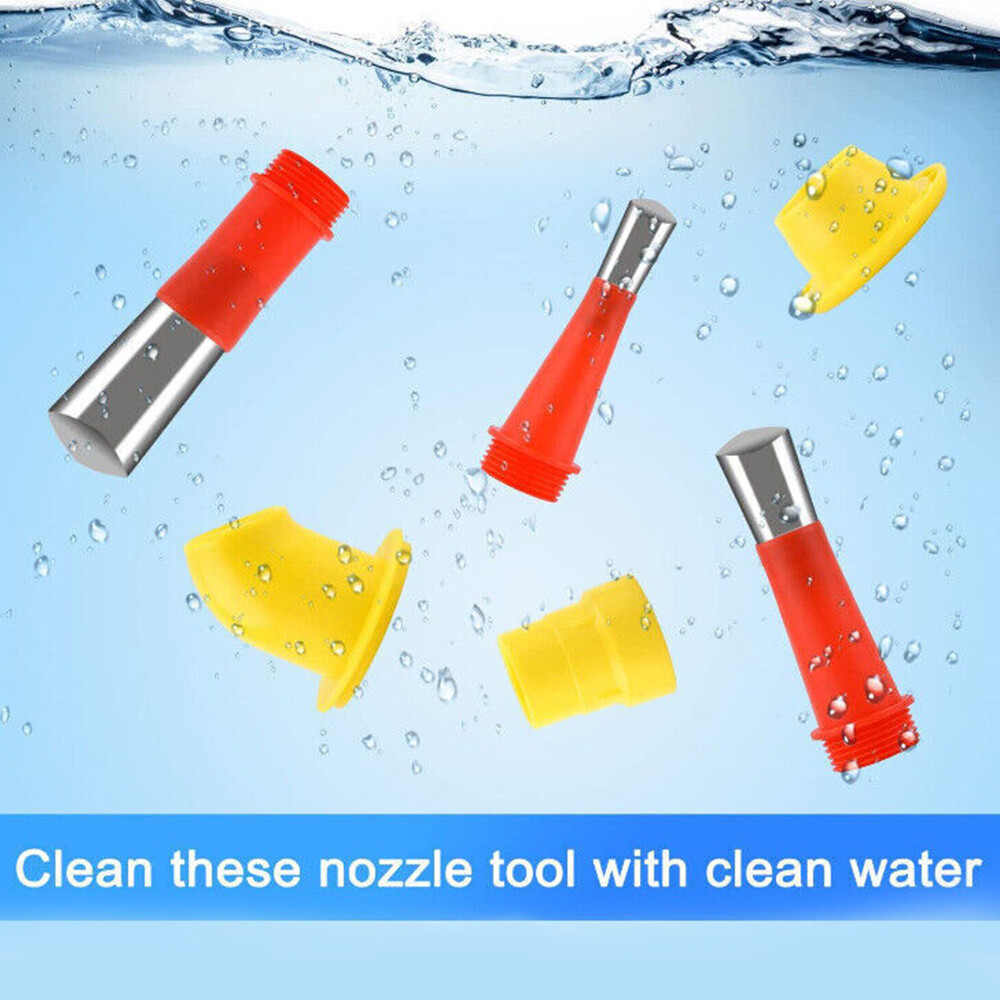 Tool Nozzle Kit Rubber Integrated Nozzle Piece Universal Rubber 20 Tool Reusable