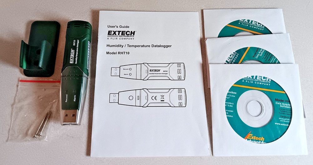 EXTECH RHT10 HUMIDITY AND TEMPERATURE USB DATALOGGER NEW