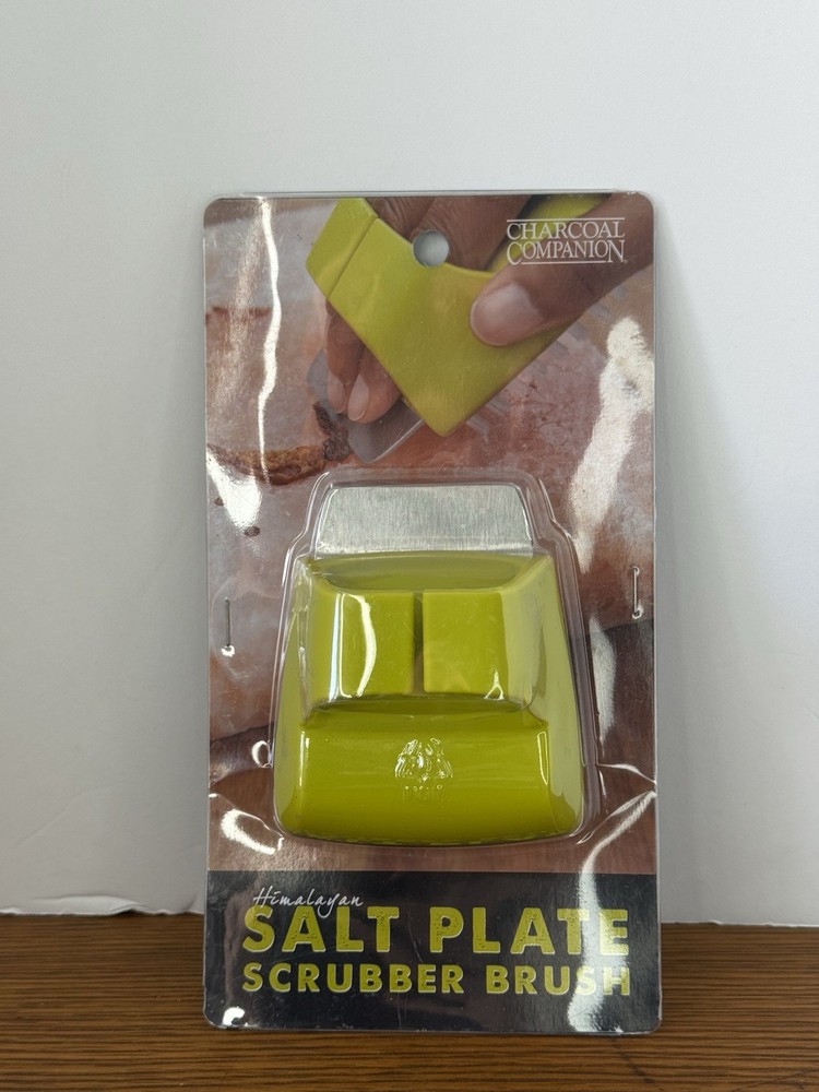 Himalayan Salt Plate Scrubber Brush - Charcoal Champion