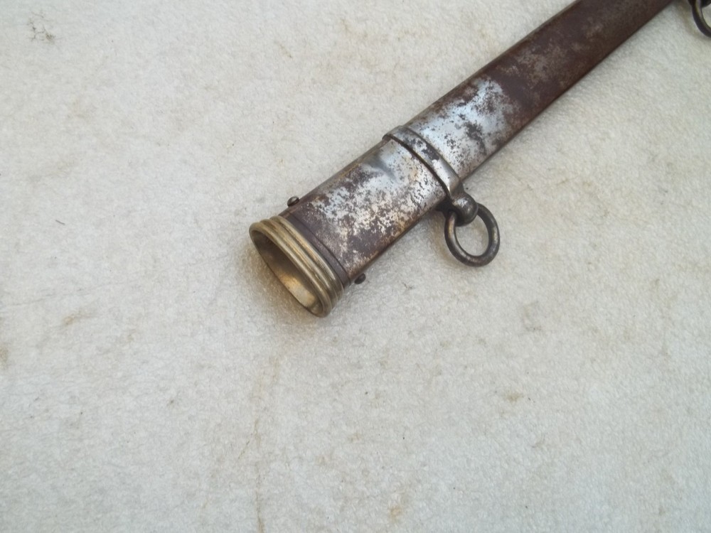 Antique 19th Century British Military Sword Scabbard
