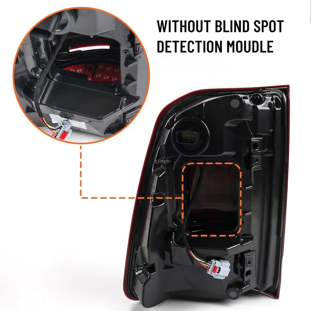 LED Tail Light Dodge Ram 1500 2019-2023 Blind Spot