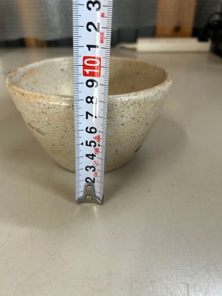Tea Utensils Ceramic with white and brown spots