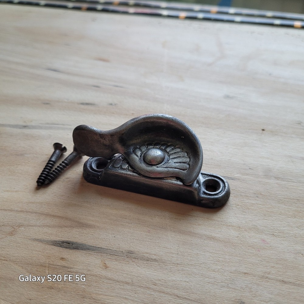 Antique Victorian Westlake  Window Lock and Hardware.