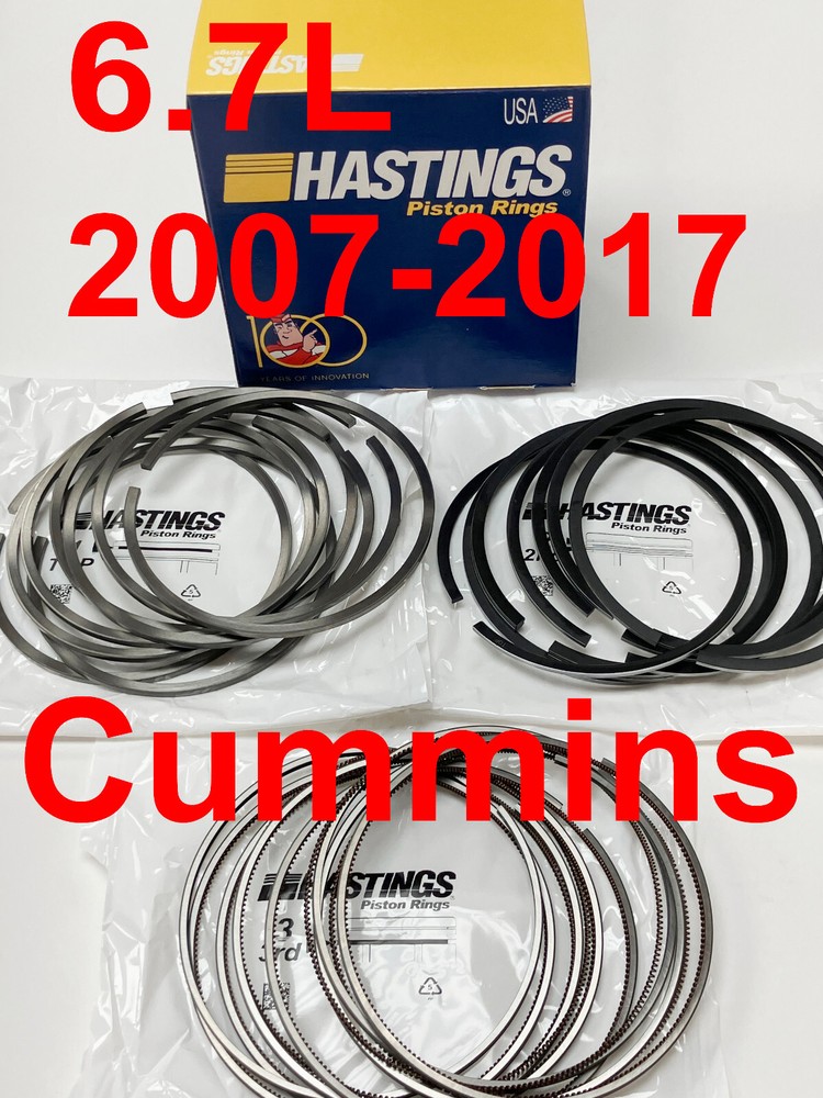 Piston rings set CUMMINS 6.7L (2007-2017) ETJ EJK ISB200 STD