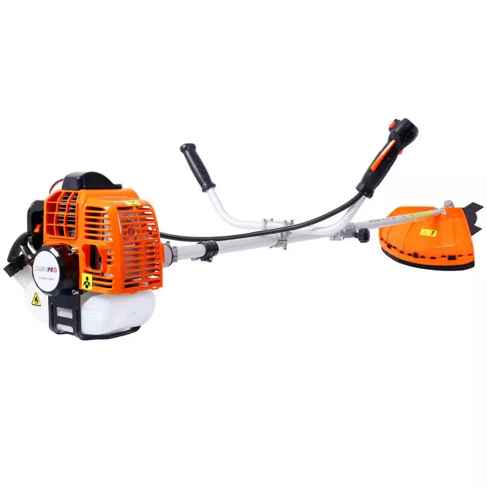 Orange 52Cc Weed Wacker Gas Powered, 6 in 1 Multifunction, String Trimmer, 8 Inc