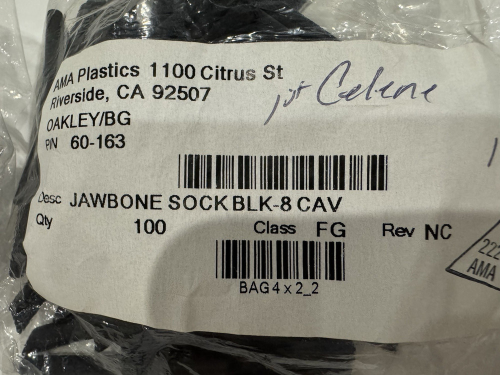 NEW OAKLEY JAWBONE & RACING JACKET SUNGLASSES AUTHENTIC REPLACEMENT EAR SOCKS