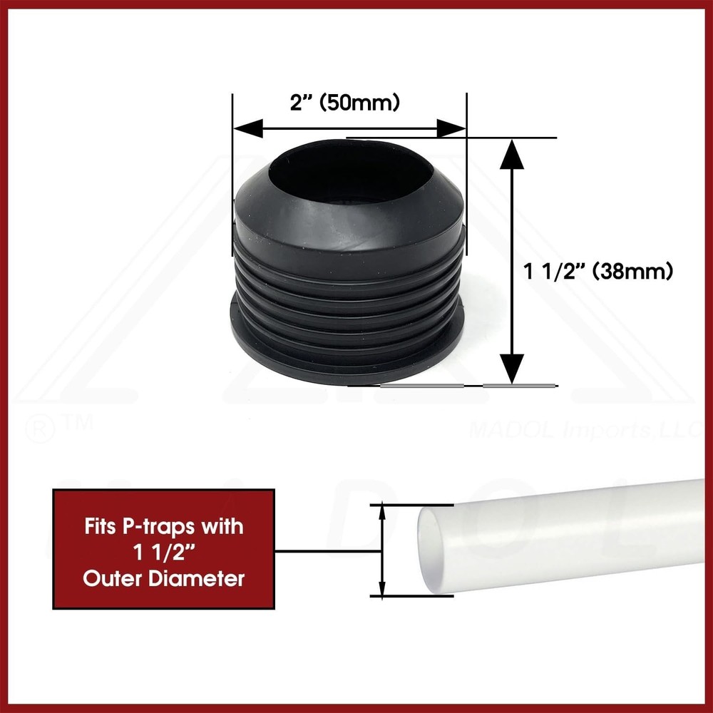 Compression Coupling Wall Adapter Chupon 40-50 mm, HT Siphon 1 1/2 inch