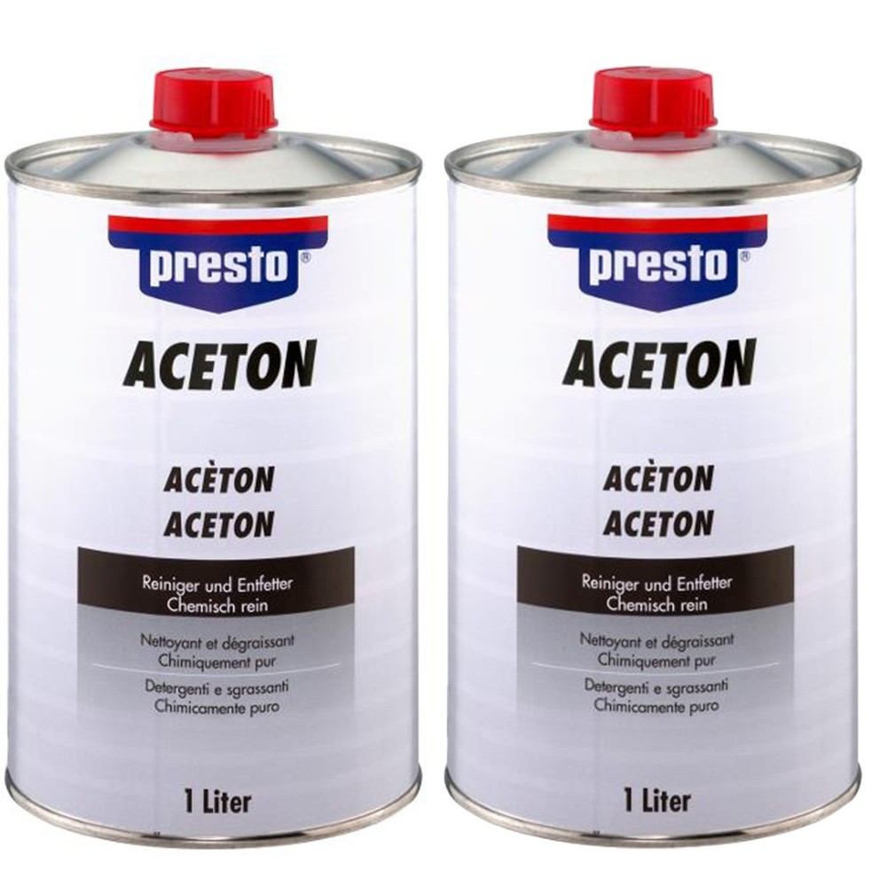 Presto Acetone 2x 1000ml. Cleaner