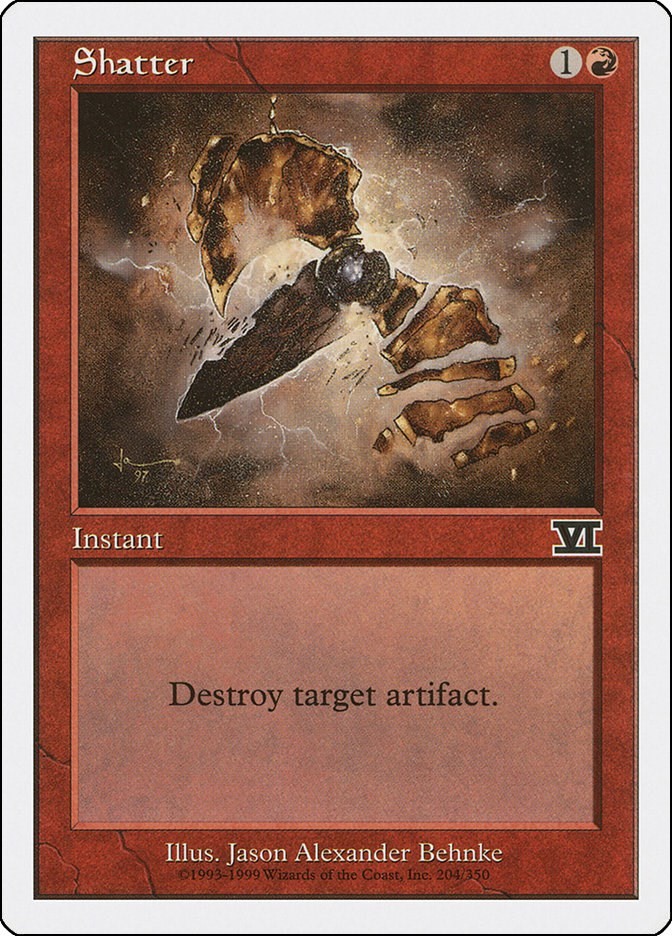 Shatter Classic Sixth Edition 204 MTG MP