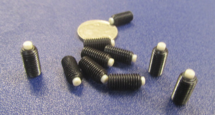 Set Screws, Nylon Tip, 1/4-28 x 1/2" Thread Length, 10 PC Upper Lower Retention