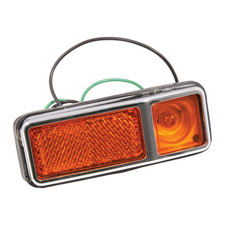 Lucas L841 amber side marker light, Left Hand Side