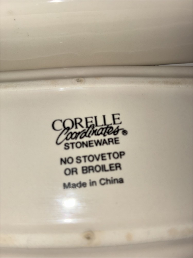 Corelle Coordinates Stoneware Butter Dish with Cover Solid White