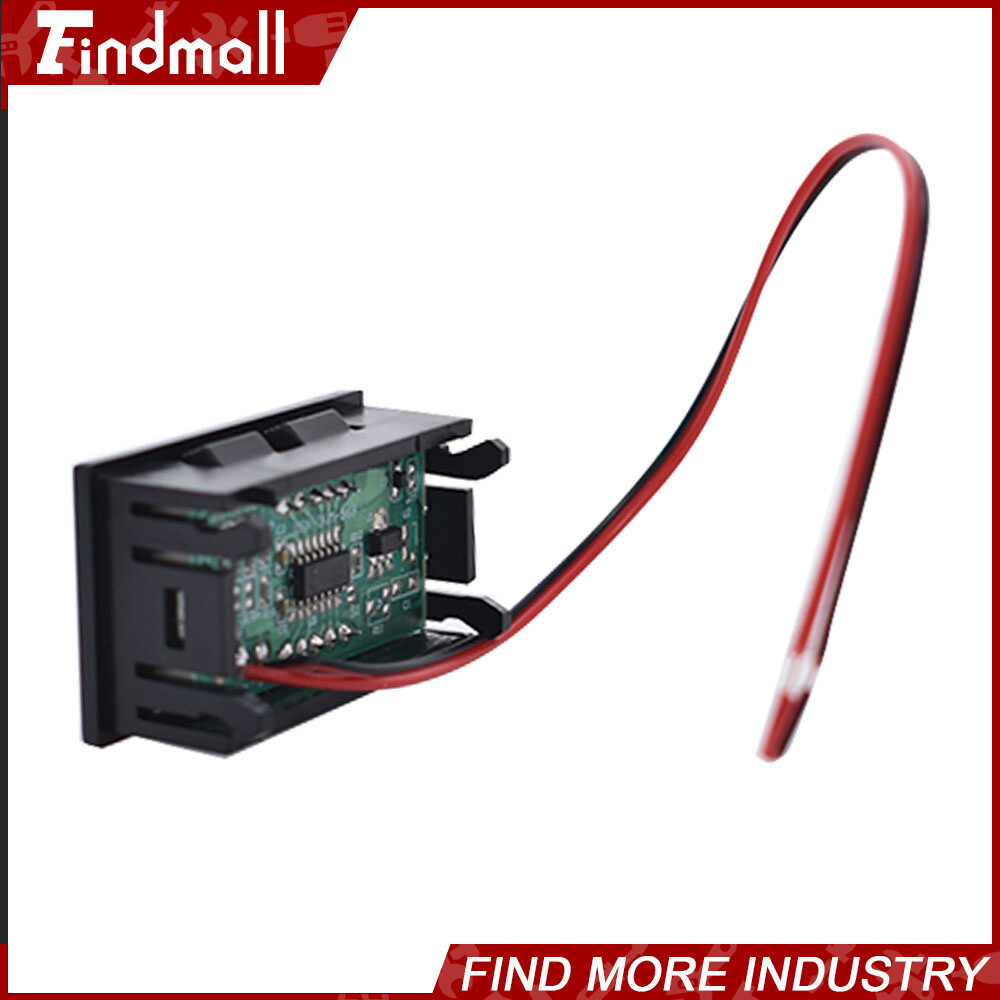 3× DC 4.5-30V Blue LED 3Digital Display Voltage Meter Voltmeter Panel Motorcycle