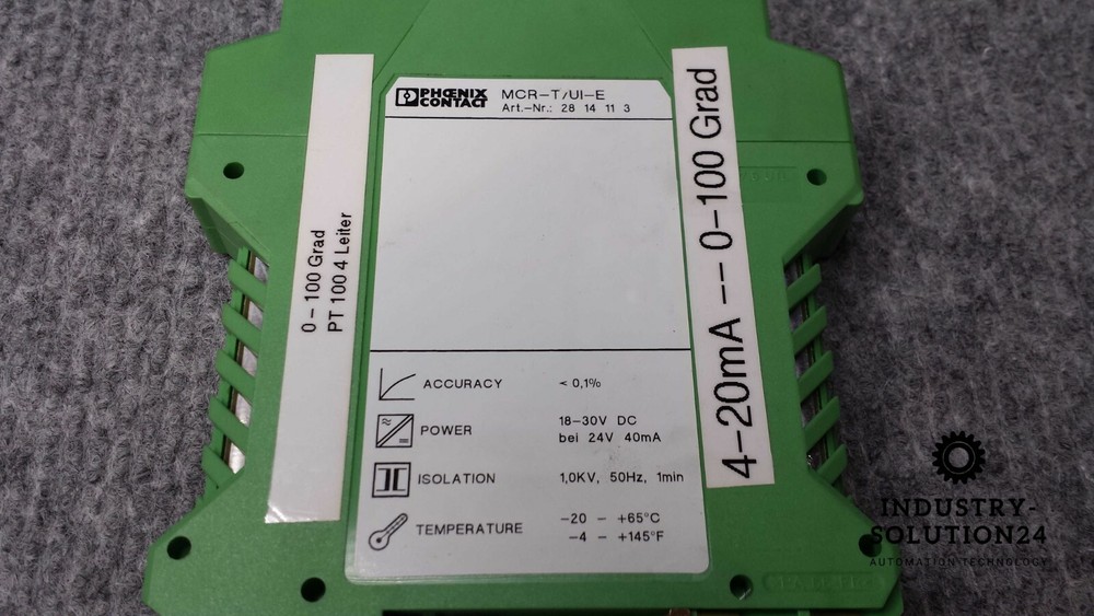 Phoenix Contact MCR-T/UI-E Temperature Transducer